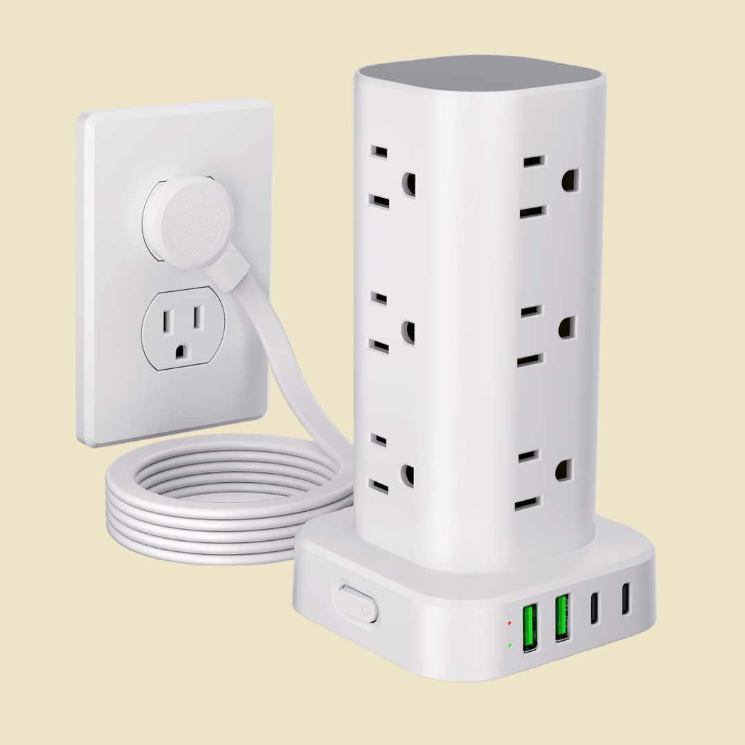 Elin – Vertikalt grenuttag med USB-portar och platt kontakt